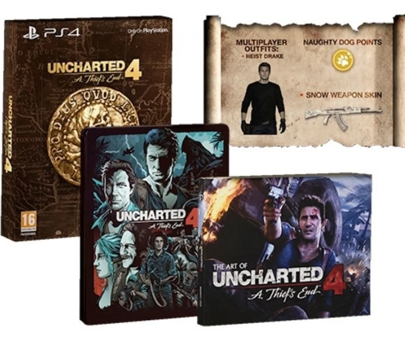 کارکرده نسخه استیل اسپشال بازی Uncharted 4 A Thiefs End Special
