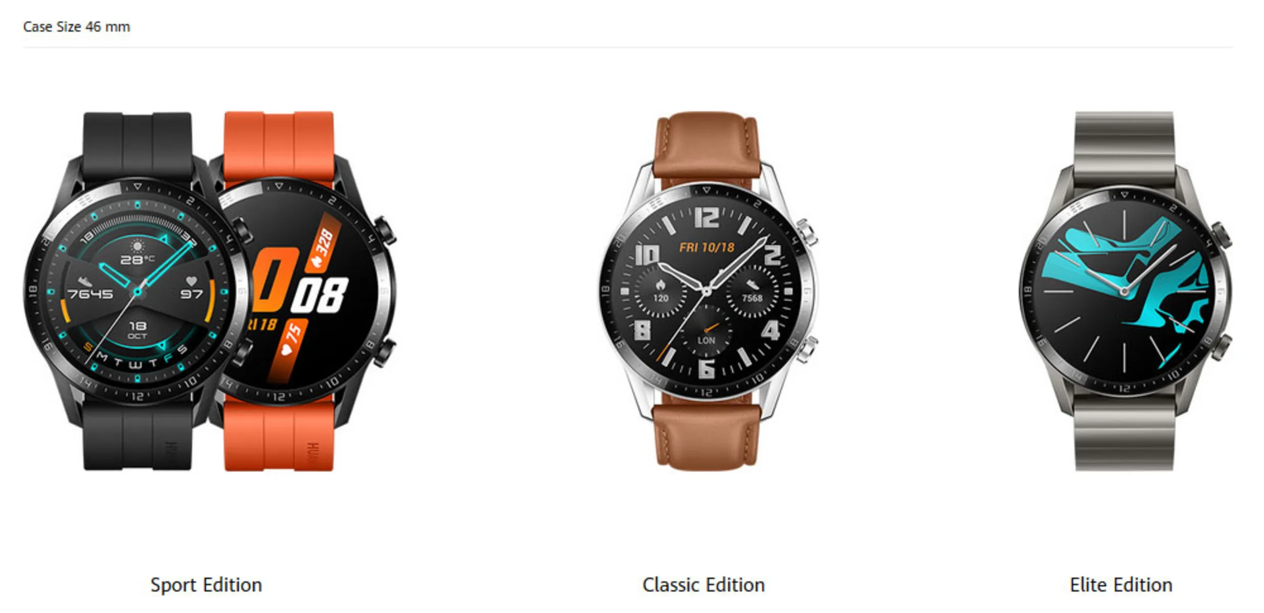 Huawei gt 2 online sport watch